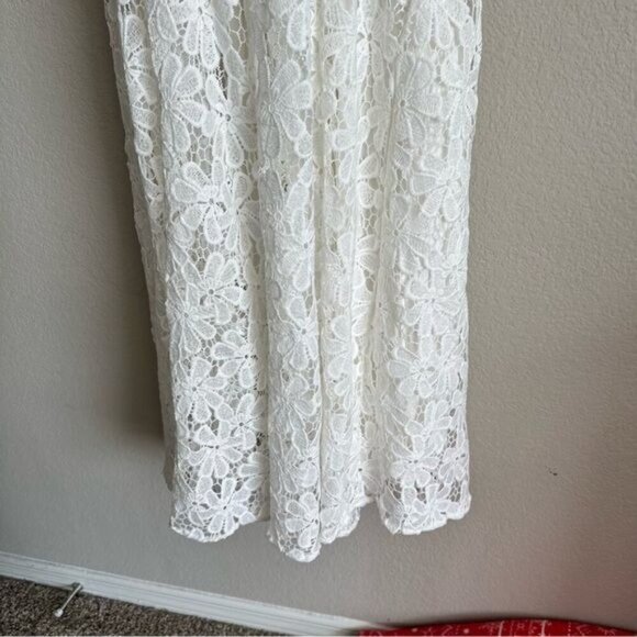 Buddy Love KENNY SMOCKED BACK MAXI DRESS - WHITE Size Small - Picture 12 of 16